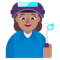 Woman Factory Worker- Medium Skin Tone emoji on Microsoft